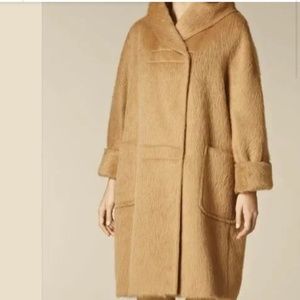 MAX MARA Camel Alpaca and Silk Coat Limited Ed. Size 4